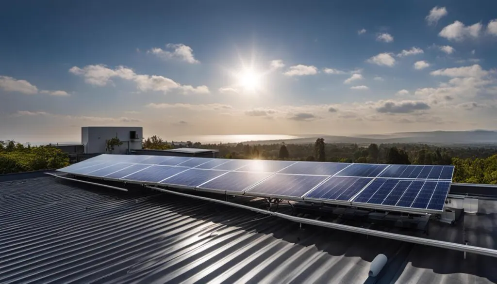 Effiziente selbstausrichtende Solaranlage