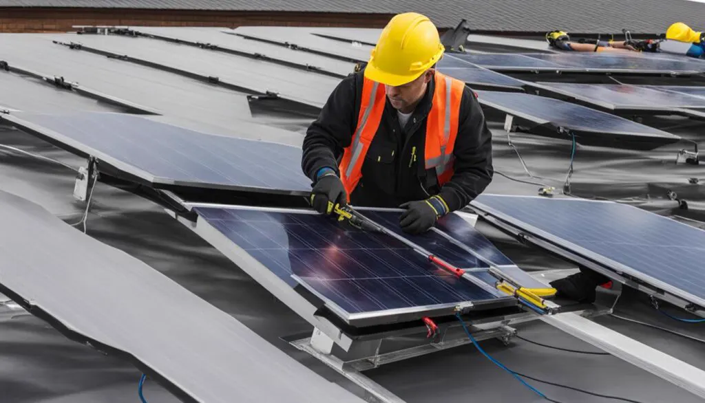 Sicherheitsstandards für PV Fassadeninstallation