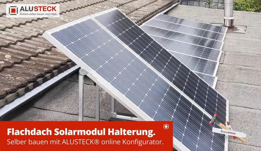 Halterungssysteme für Solarpanels auf Flachdächern