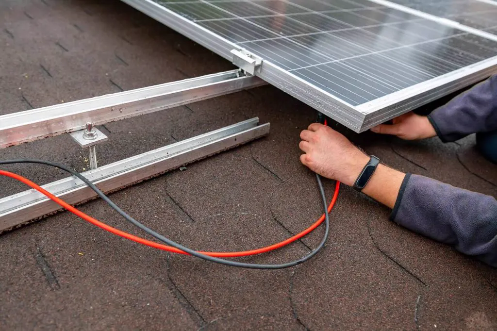 PV Anlage Verkabelung